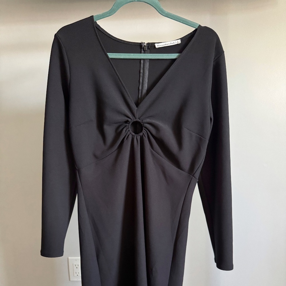 Abercrombie and Fitch Long Sleeve Black Dress